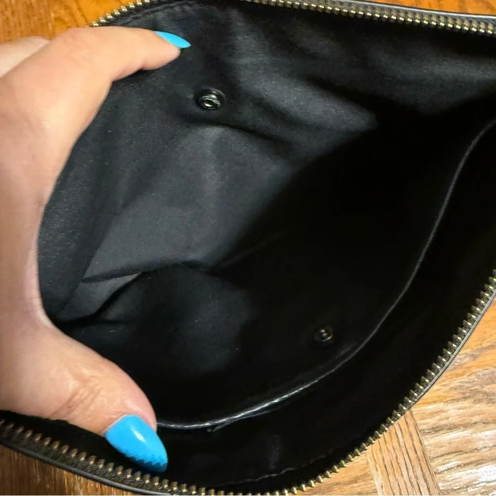COACH x Atari Centipede Leather Large Pouch Clutch
